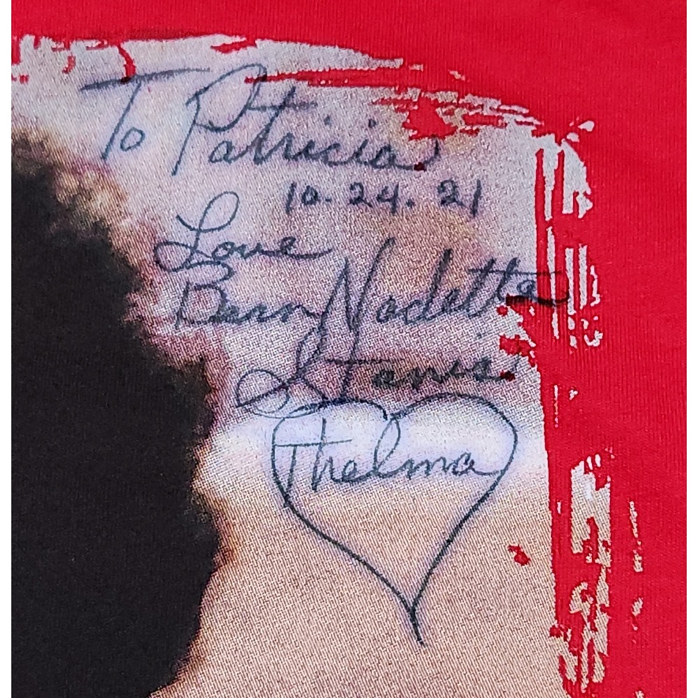 Next Level Bern Nadette Stanis Thelma Good Times Graphic Tee Red XL - Picture 5 of 6